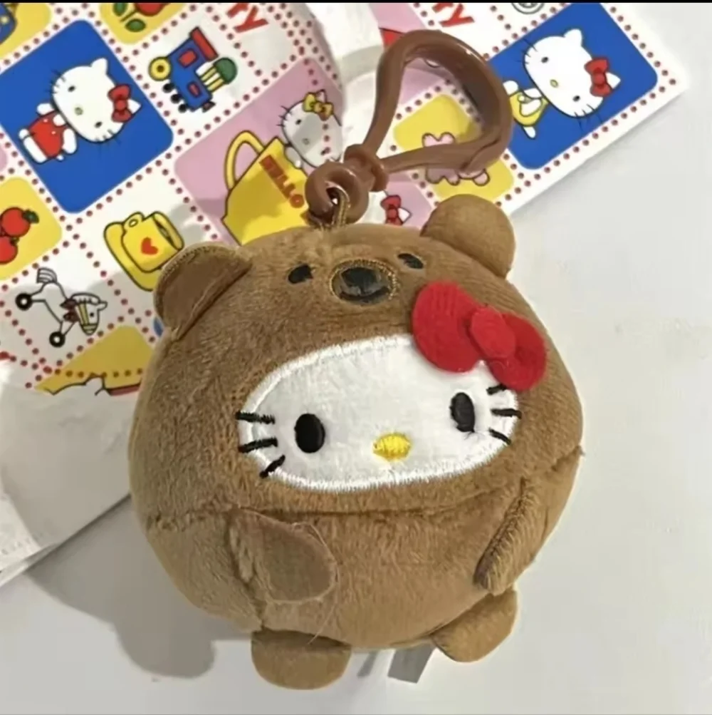 Hello Kitty Brown and Yellow Plush Accessories